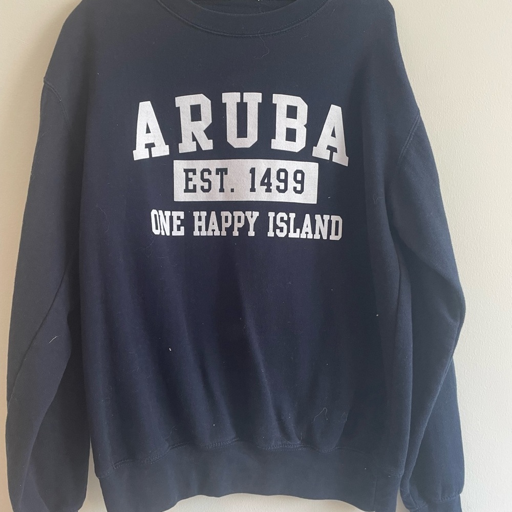 Aruba Crewneck Sweater in Navy